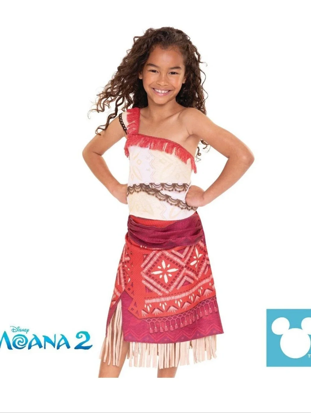 New!Disney Moana's 2 Adventure Costume Set Holiday Seasonal Y2K Cottagecore Retr